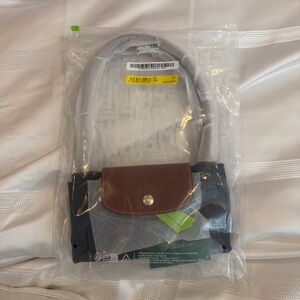 Longchamp Brown and Black Pouch